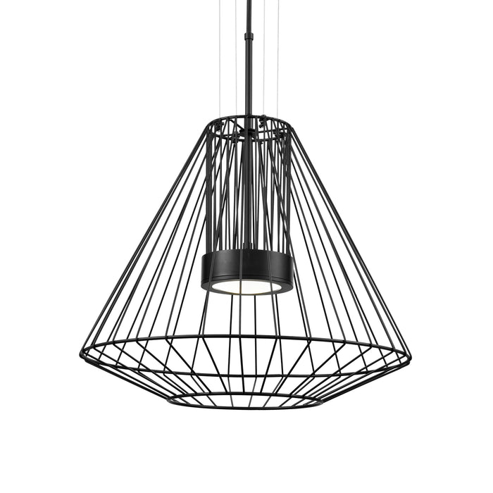 Kuzco Lighting EP68420-BK LED Outdoor Pendant, Black