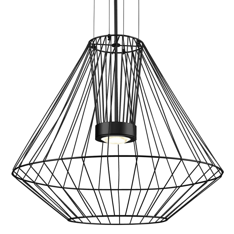 Kuzco Lighting EP68428-BK LED Outdoor Pendant, Black