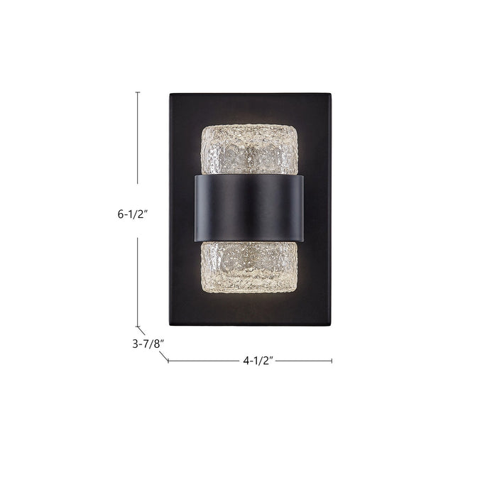 Kuzco Lighting EW48208-BK LED Wall Sconce, Black