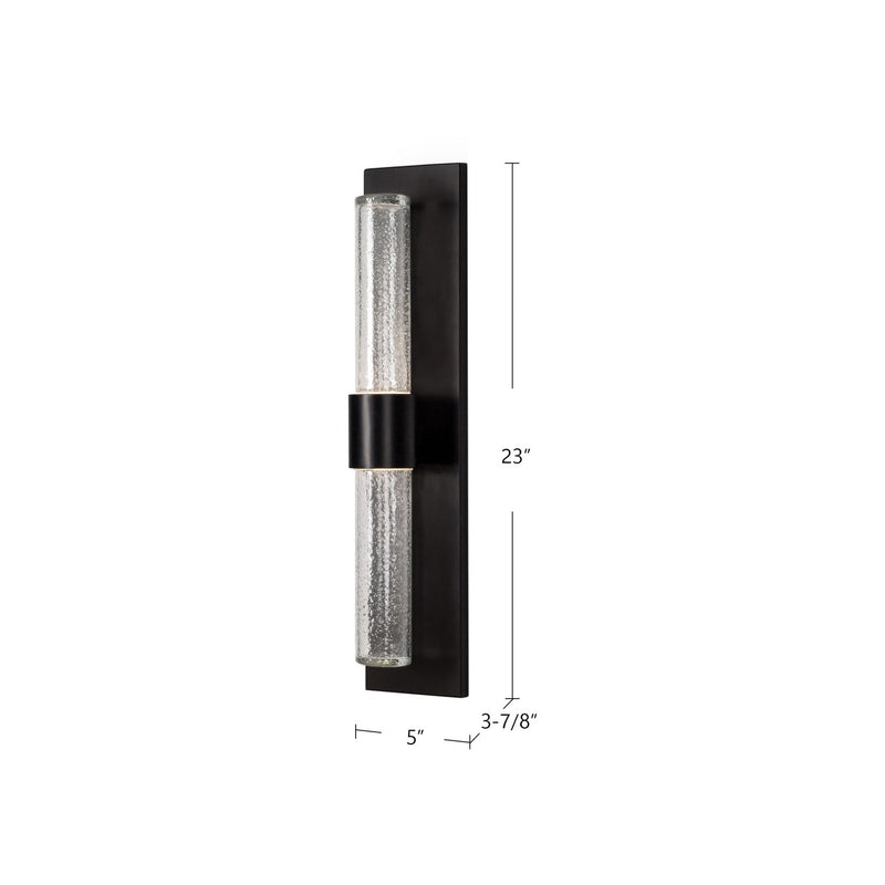 Kuzco Lighting EW48218-BK LED Wall Sconce, Black