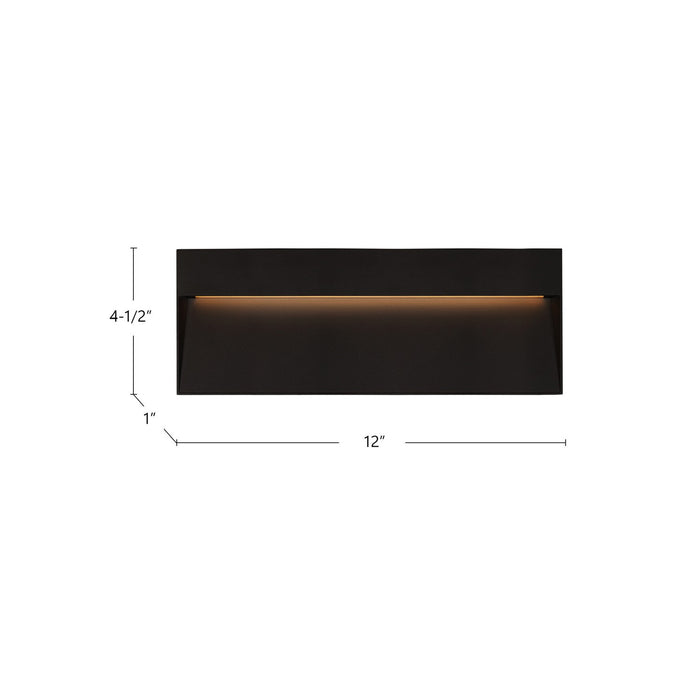 Kuzco Lighting EW71412-BK LED Wall Sconce, Black