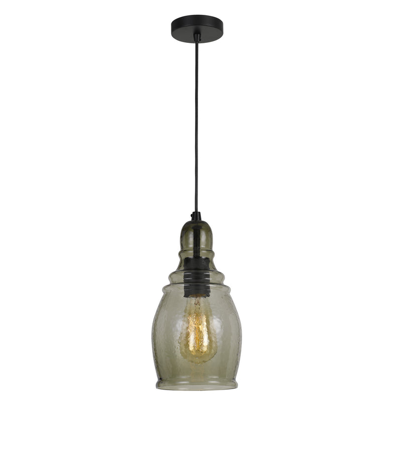 Cal Lighting FX-3675-1 One Light Pendant, Smoky