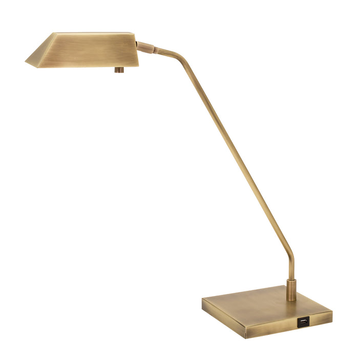 House of Troy NEW250-AB LED Table Lamp, Antique Brass