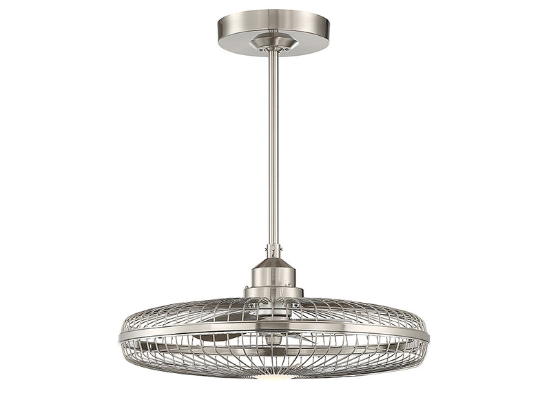 Savoy House 29-FD-122-SN LED Fan D'Lier, Satin Nickel