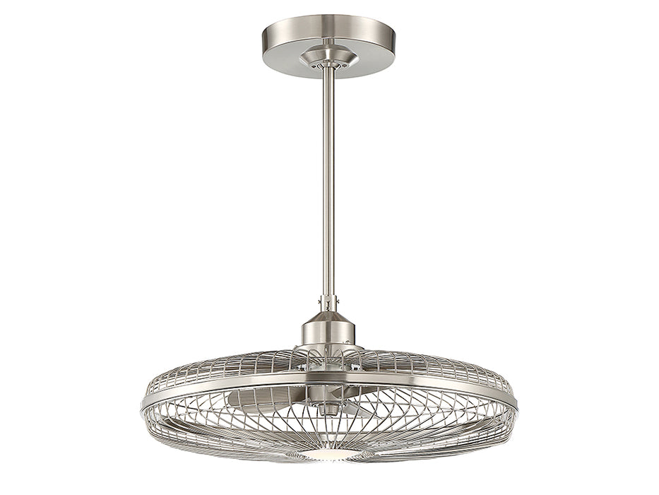 Savoy House 29-FD-122-SN LED Fan D'Lier, Satin Nickel