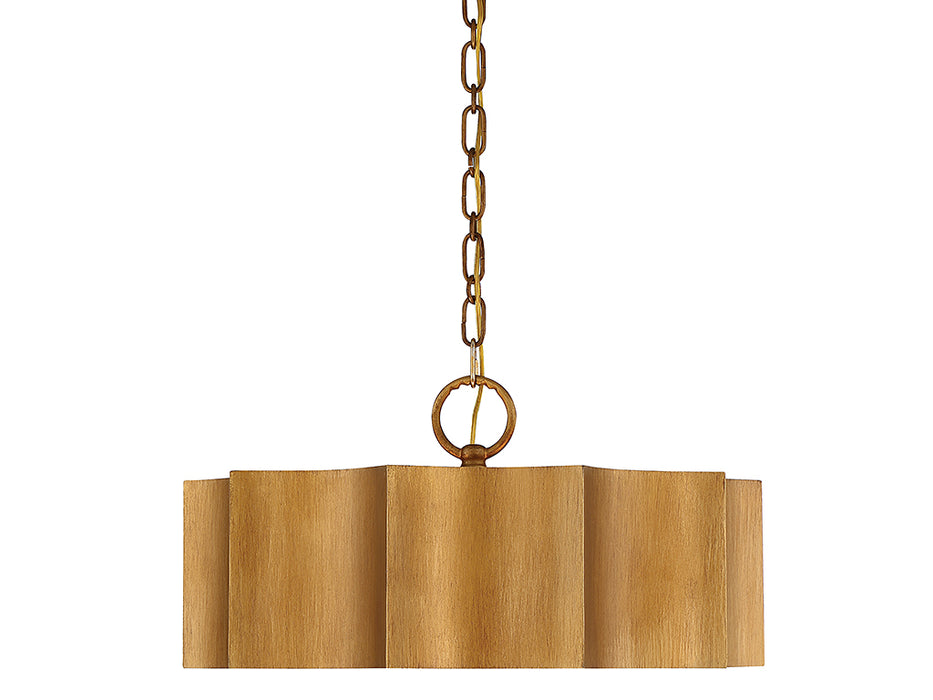 Savoy House 7-100-3-54 Three Light Pendant, Gold Patina