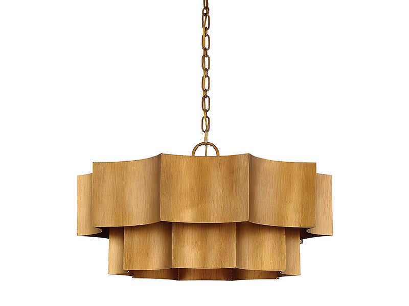 Savoy House 7-101-6-54 Six Light Pendant, Gold Patina