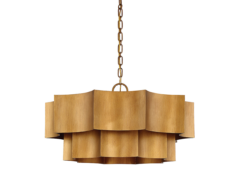 Savoy House 7-101-6-54 Six Light Pendant, Gold Patina