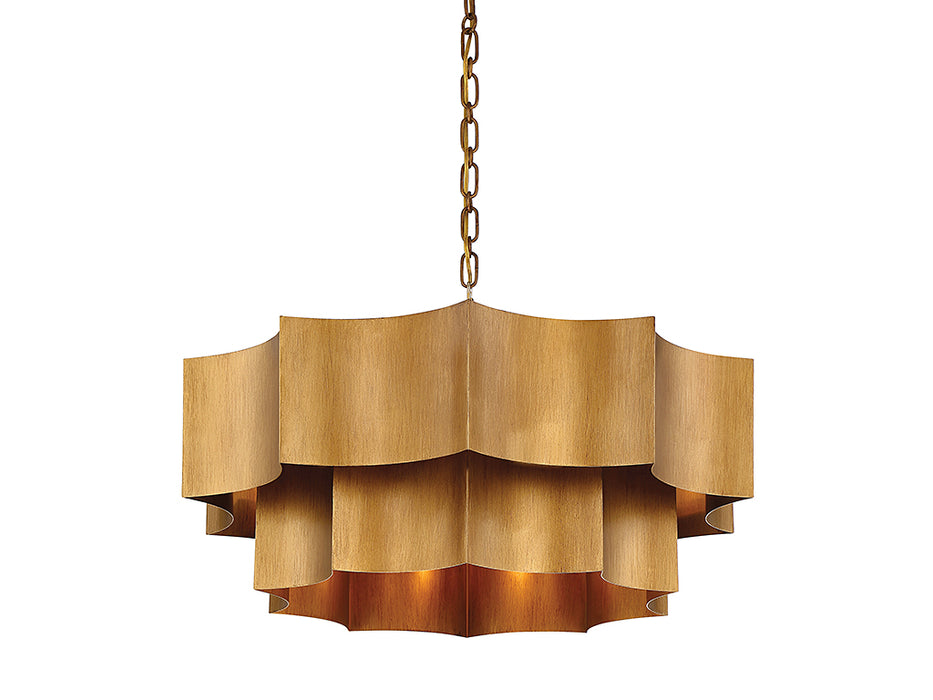 Savoy House 7-101-6-54 Six Light Pendant, Gold Patina