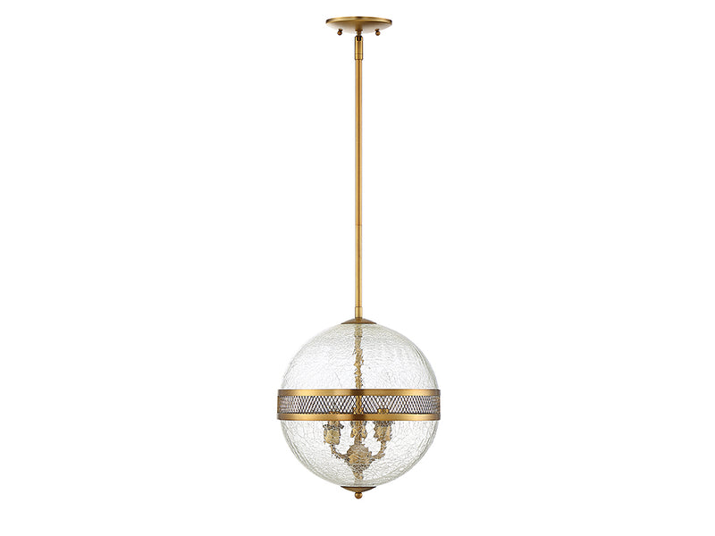 Savoy House 7-200-3-322 Three Light Pendant, Warm Brass