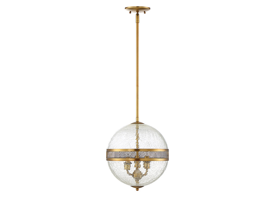 Savoy House 7-200-3-322 Three Light Pendant, Warm Brass