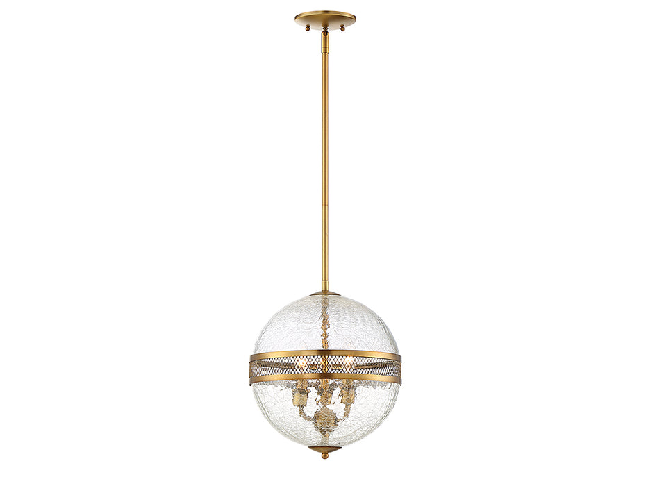 Savoy House 7-200-3-322 Three Light Pendant, Warm Brass