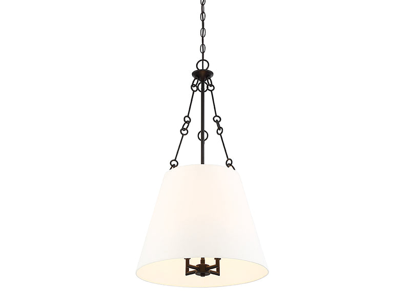 Savoy House 7-2201-4-13 Four Light Pendant, English Bronze