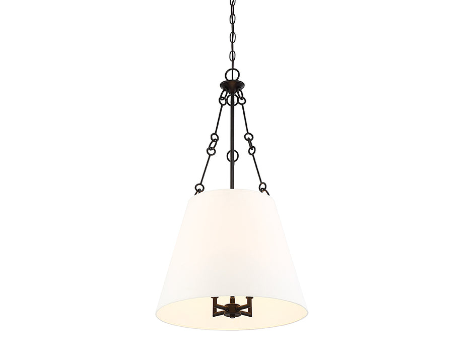 Savoy House 7-2201-4-13 Four Light Pendant, English Bronze