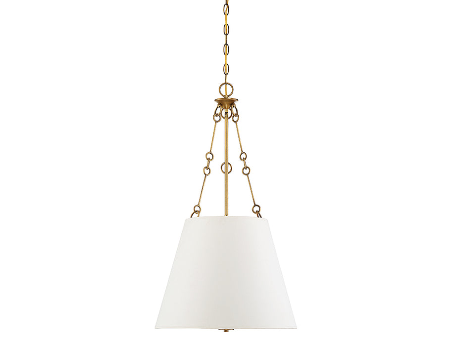 Savoy House 7-2201-4-322 Four Light Pendant, Warm Brass