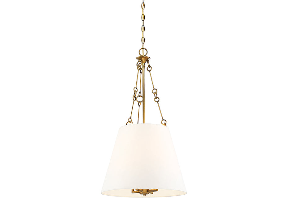 Savoy House 7-2201-4-322 Four Light Pendant, Warm Brass