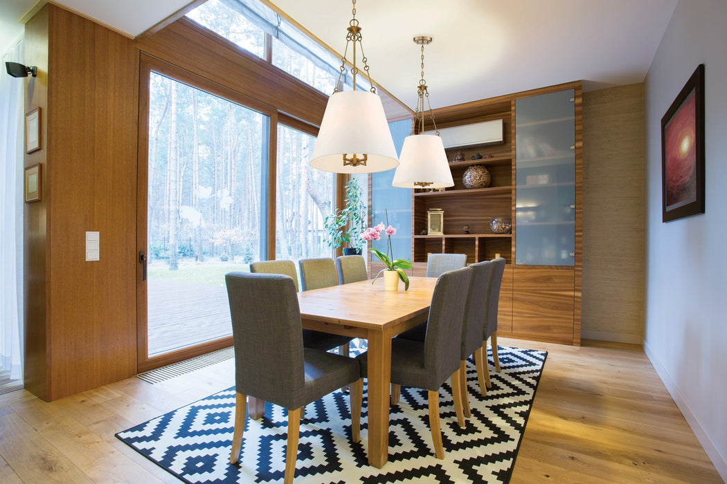 Savoy House 7-2201-4-322 Four Light Pendant, Warm Brass