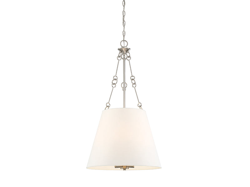 Savoy House 7-2201-4-SN Four Light Pendant, Satin Nickel