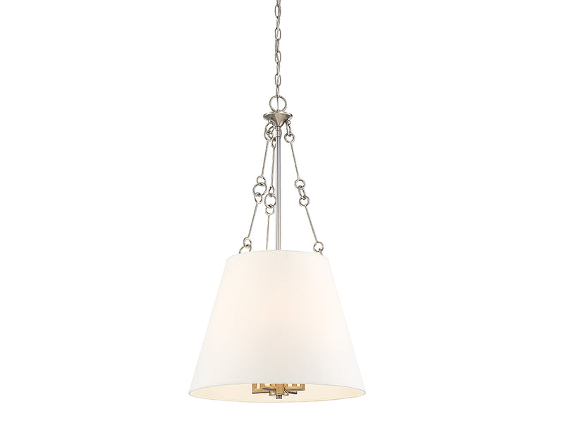 Savoy House 7-2201-4-SN Four Light Pendant, Satin Nickel