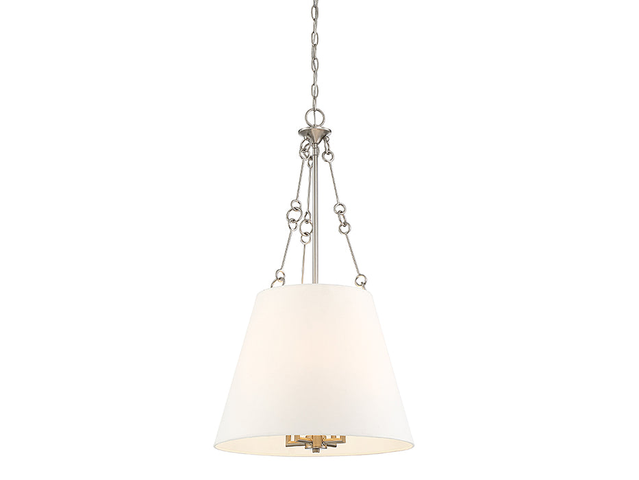 Savoy House 7-2201-4-SN Four Light Pendant, Satin Nickel
