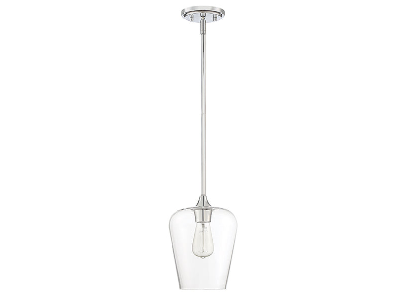 Savoy House 7-4036-1-11 One Light Pendant, Polished Chrome
