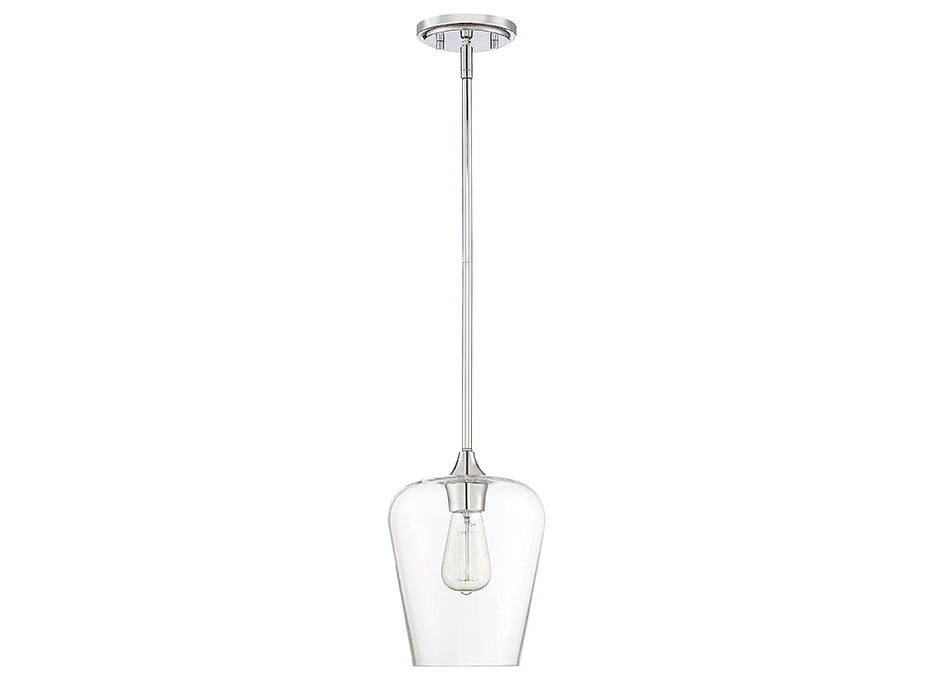 Savoy House 7-4036-1-11 One Light Pendant, Polished Chrome