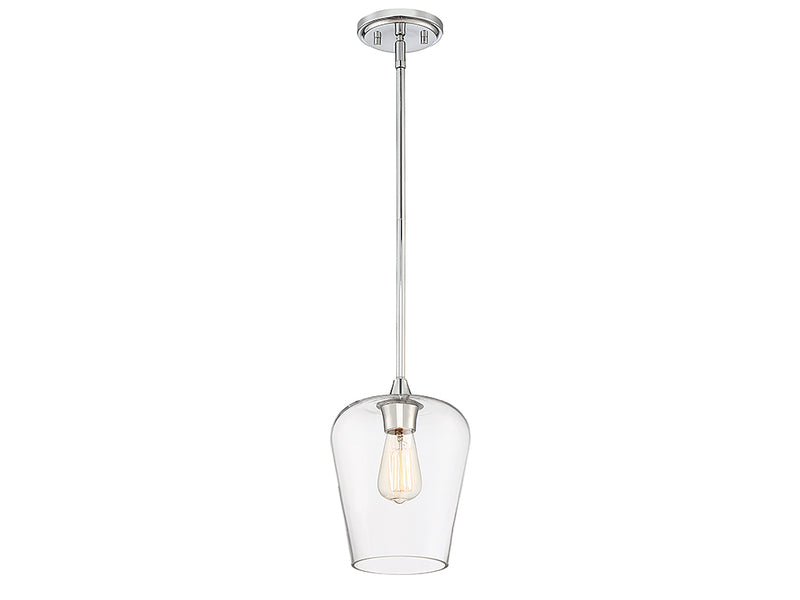 Savoy House 7-4036-1-11 One Light Pendant, Polished Chrome