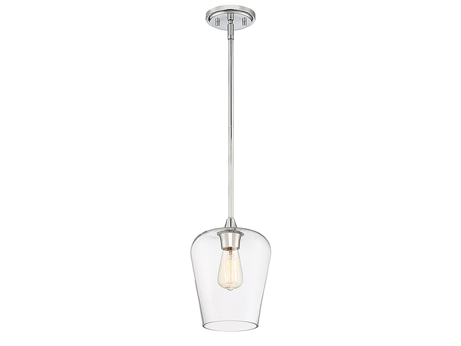 Savoy House 7-4036-1-11 One Light Pendant, Polished Chrome