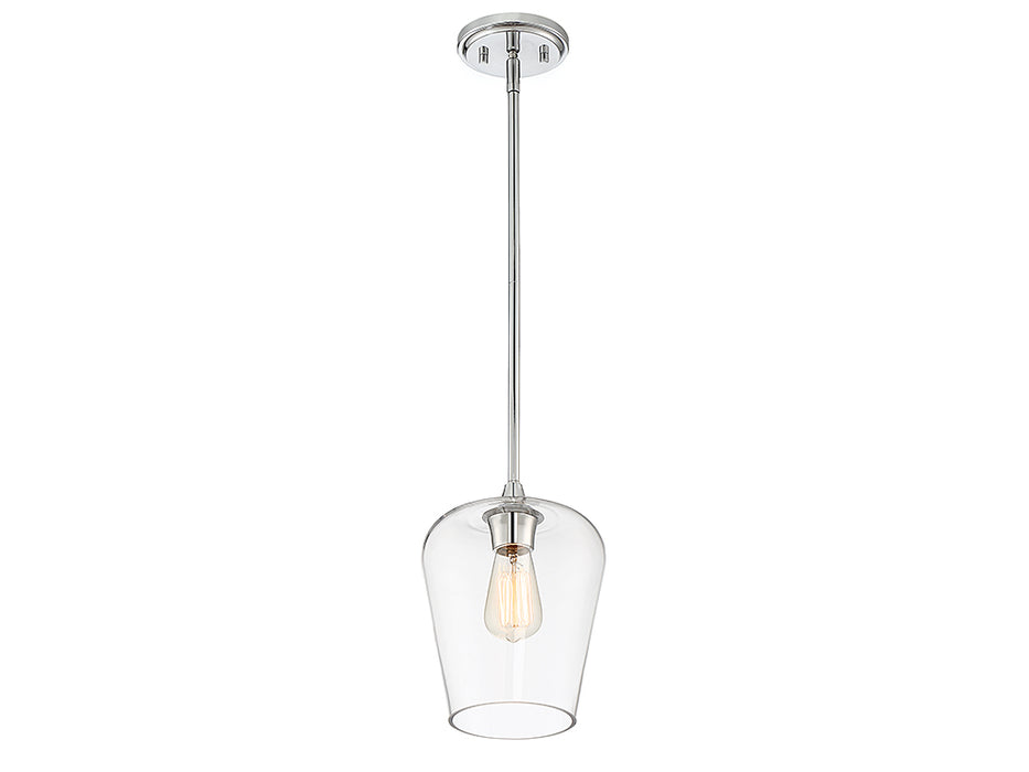 Savoy House 7-4036-1-11 One Light Pendant, Polished Chrome