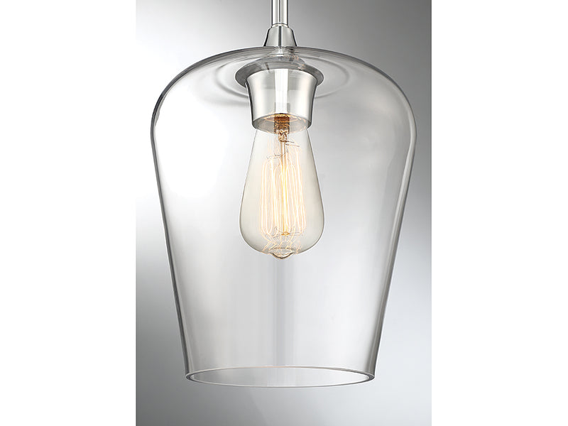 Savoy House 7-4036-1-11 One Light Pendant, Polished Chrome
