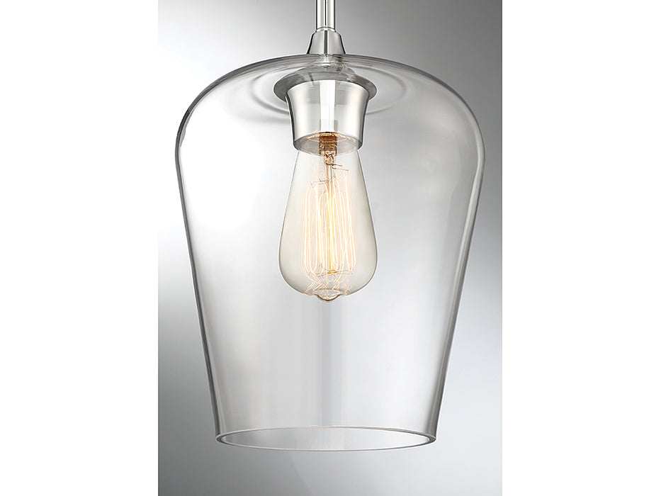 Savoy House 7-4036-1-11 One Light Pendant, Polished Chrome