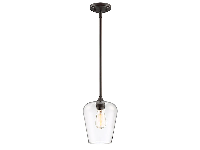 Savoy House 7-4036-1-13 One Light Pendant, English Bronze