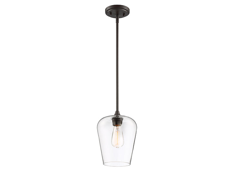 Savoy House 7-4036-1-13 One Light Pendant, English Bronze