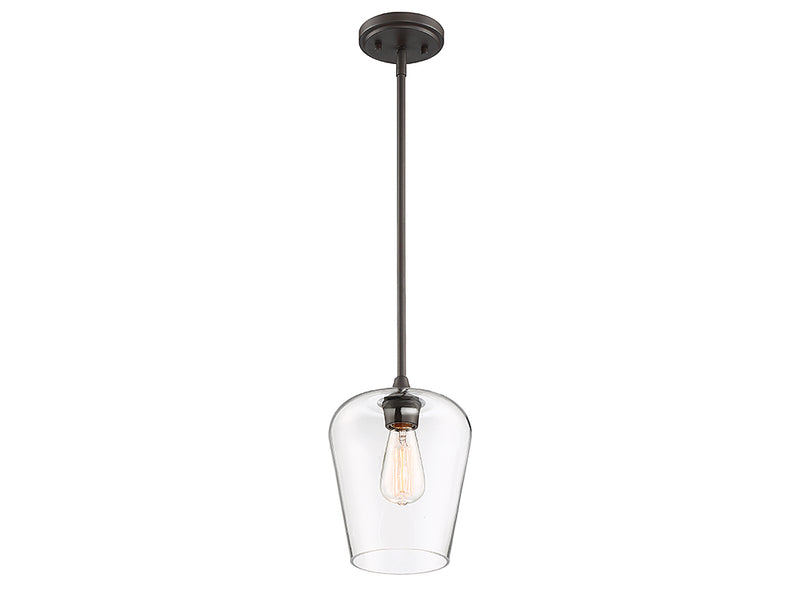Savoy House 7-4036-1-13 One Light Pendant, English Bronze