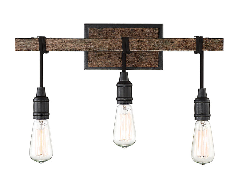 Savoy House 8-993-3-41 Three Light Bath Bar, Durango