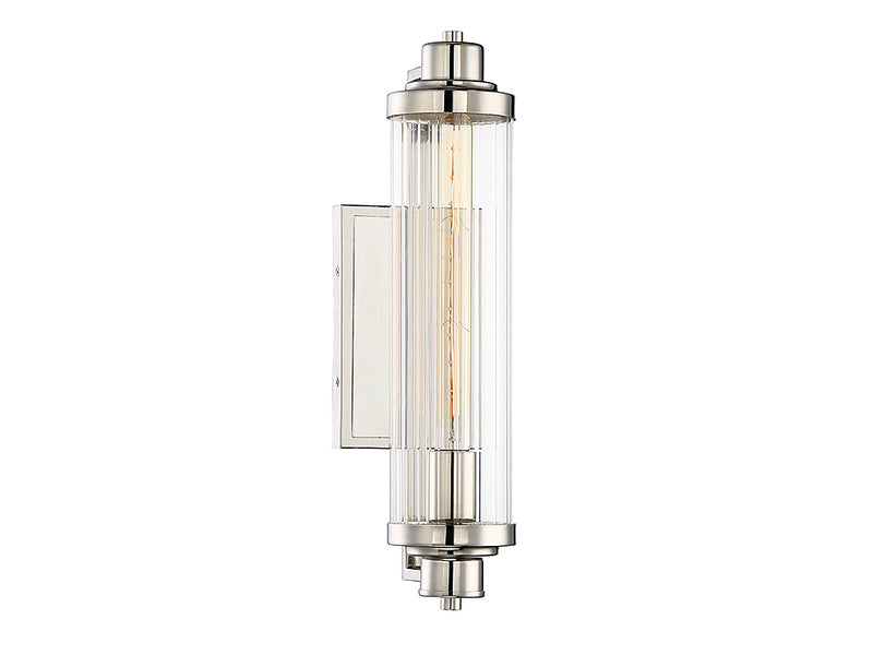 Savoy House 9-16000-1-109 One Light Wall Sconce, Polished Nickel