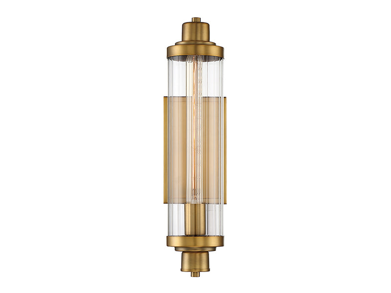 Savoy House 9-16000-1-322 One Light Wall Sconce, Warm Brass
