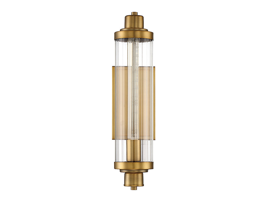 Savoy House 9-16000-1-322 One Light Wall Sconce, Warm Brass