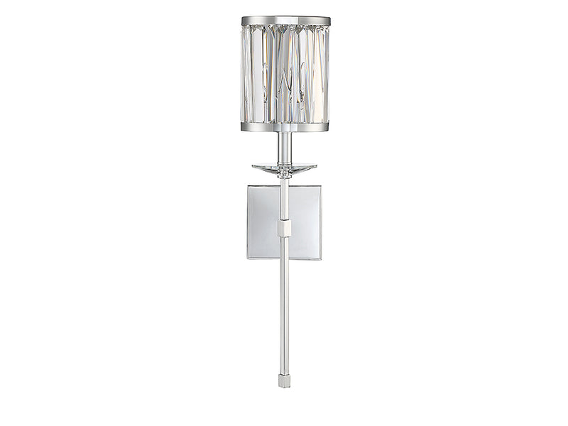 Savoy House 9-400-1-11 One Light Wall Sconce, Polished Chrome