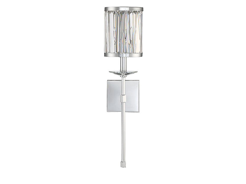 Savoy House 9-400-1-11 One Light Wall Sconce, Polished Chrome