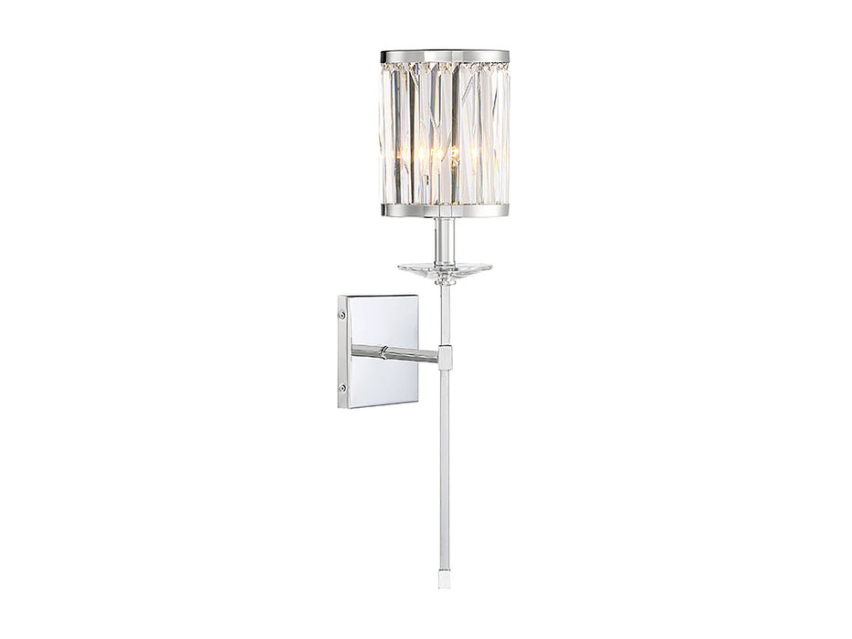 Savoy House 9-400-1-11 One Light Wall Sconce, Polished Chrome