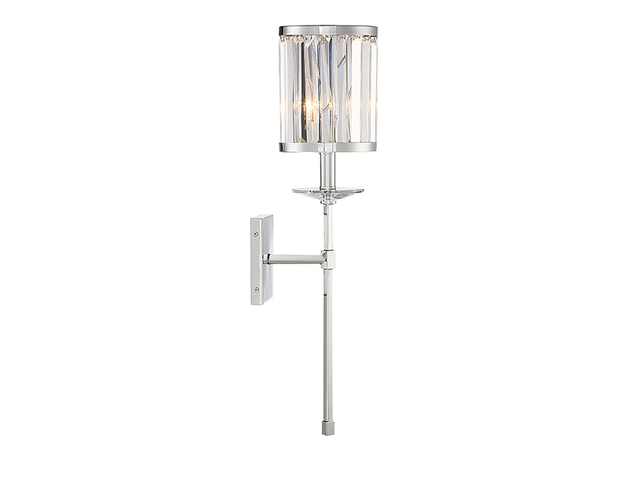Savoy House 9-400-1-11 One Light Wall Sconce, Polished Chrome