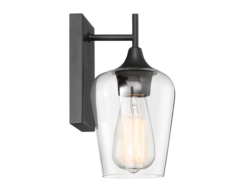 Savoy House 9-4030-1-13 One Light Wall Sconce, English Bronze