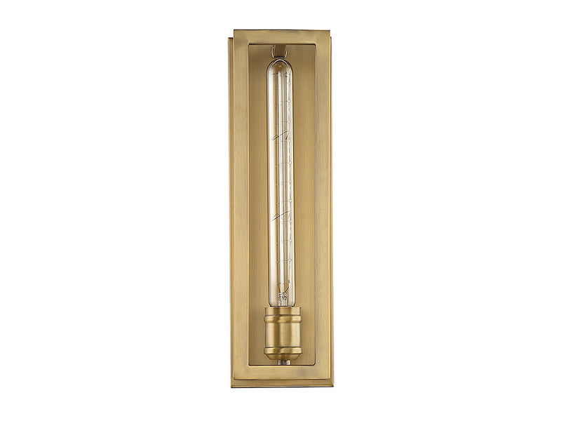 Savoy House 9-900-1-322 One Light Wall Sconce, Warm Brass