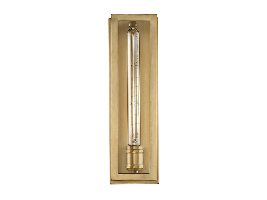 Savoy House 9-900-1-322 One Light Wall Sconce, Warm Brass