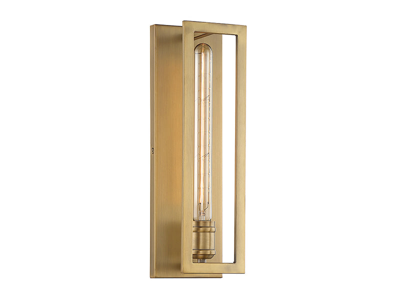 Savoy House 9-900-1-322 One Light Wall Sconce, Warm Brass