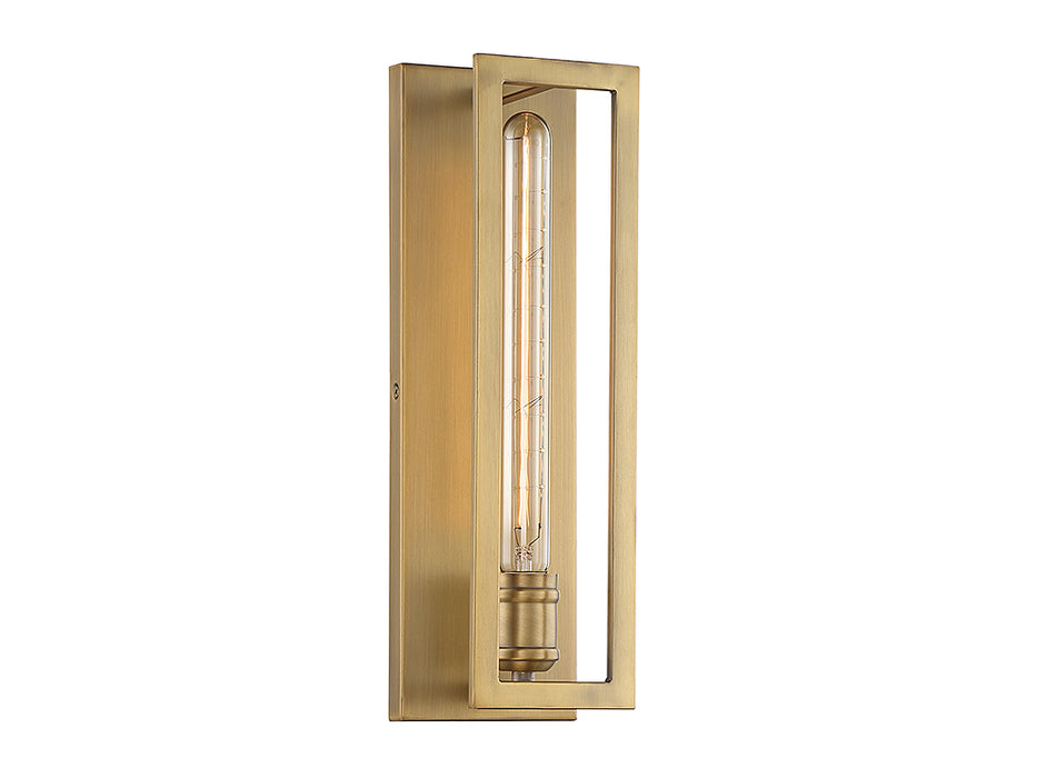 Savoy House 9-900-1-322 One Light Wall Sconce, Warm Brass