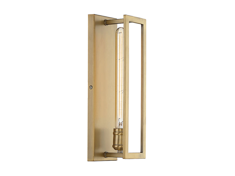 Savoy House 9-900-1-322 One Light Wall Sconce, Warm Brass