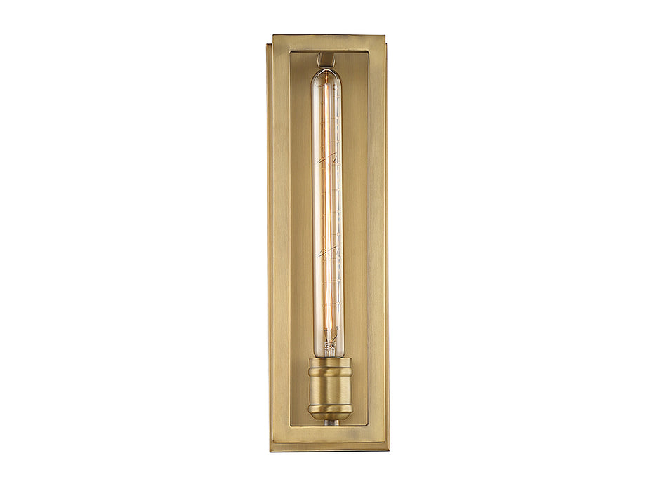 Savoy House 9-900-1-322 One Light Wall Sconce, Warm Brass