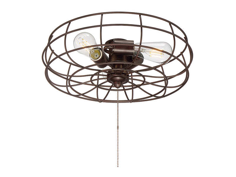 Meridian M2028ORB Three Light Fan Light Kit, Oil Rubbed Bronze